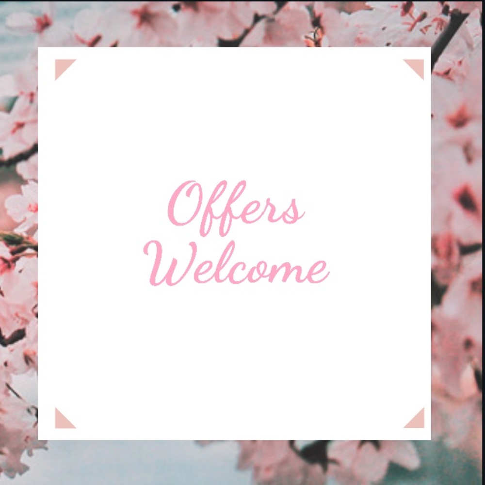 Offers Welcome! 🌸